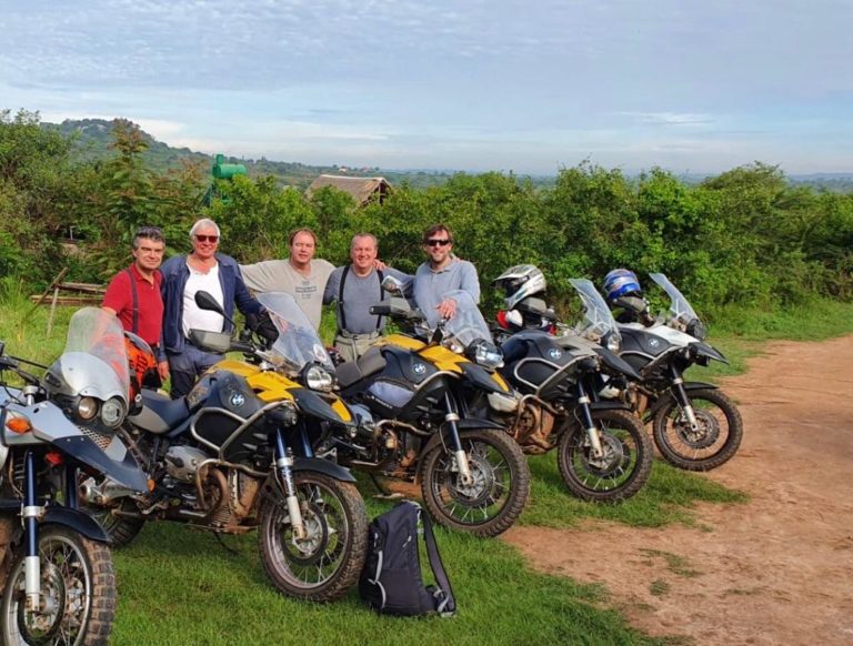 1st Day of Motorcycle Adventure tour in Uganda